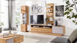 Interliving Wohnzimmer Serie 2020 - Wohnwand V15101