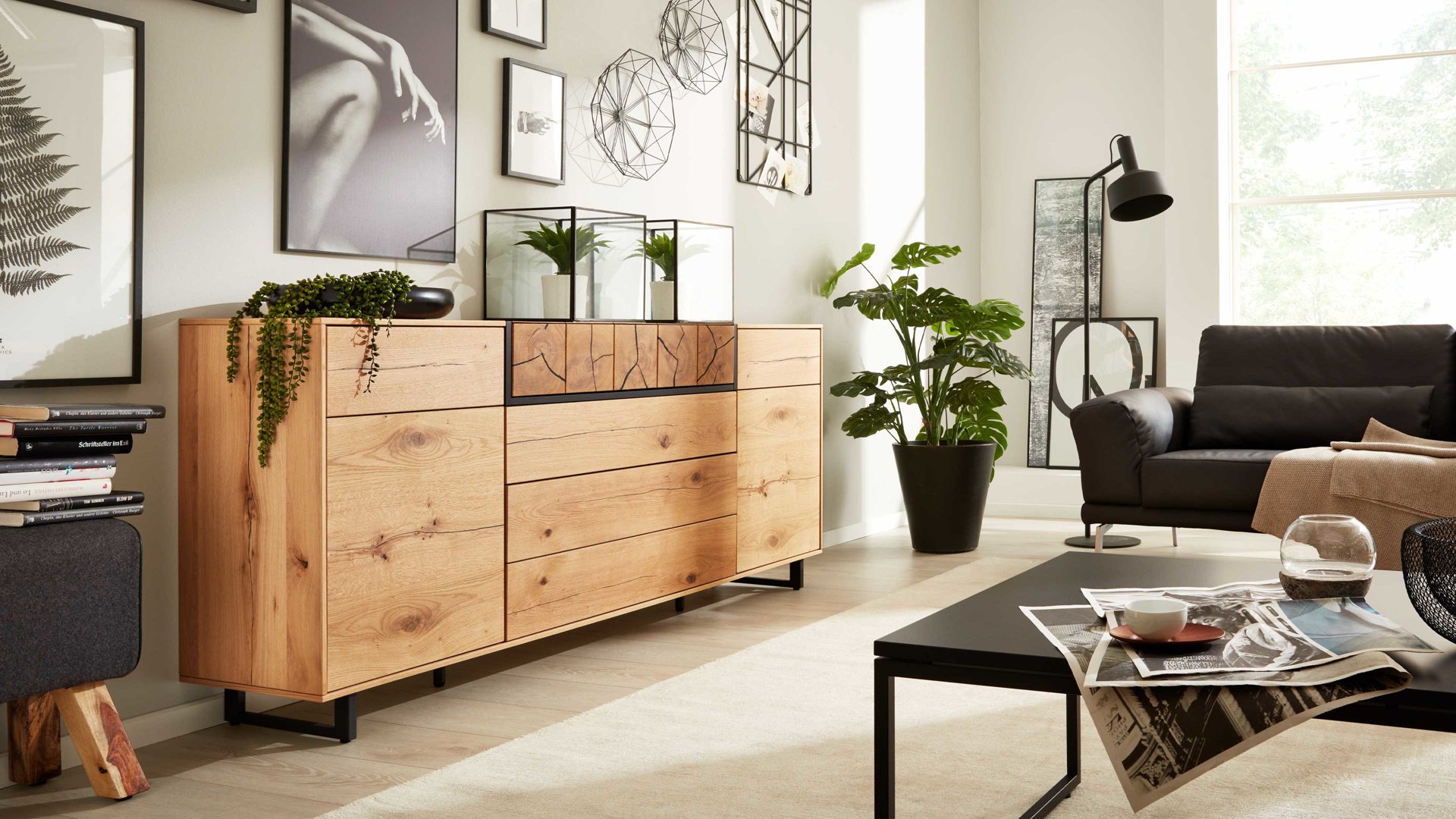 interliving wohnzimmer serie 2106 - sideboard 620810 - mÖno