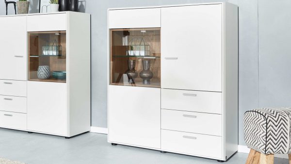 Interliving Wohnzimmer Serie 2102 - Highboard