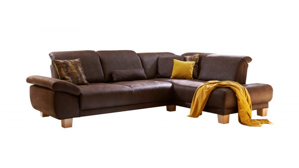 Eckkombination mit Sofa und Ottomane