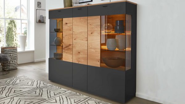 Interliving Wohnzimmer Serie 2104 - Highboard IL41
