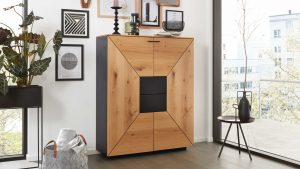Interliving Wohnzimmer Serie 2022 - Highboard HB1