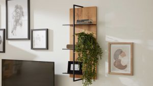 Interliving Wohnzimmer Serie 2022 - Wandregal WI6-45