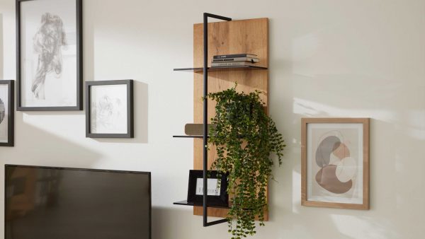 Interliving Wohnzimmer Serie 2022 - Wandregal WI6-45