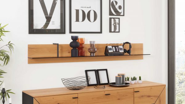 Interliving Wohnzimmer Serie 2022 - Wandregal WI195G