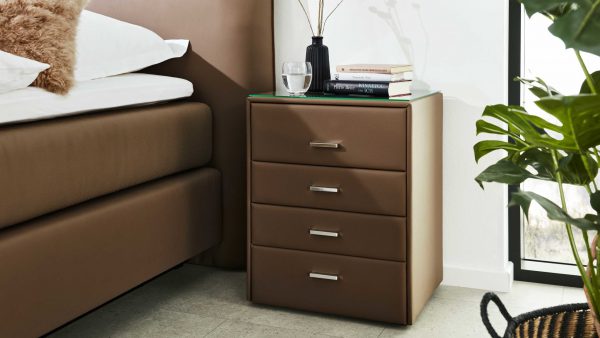 Interliving Boxspringbett Serie 1412 - Nachtkommode Typ 47