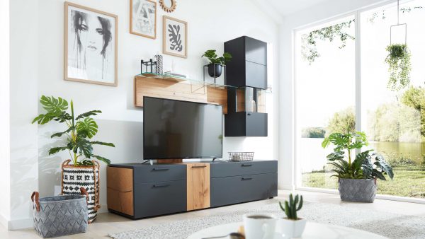 Interliving Wohnzimmer Serie 2023 - Wohnwand K060