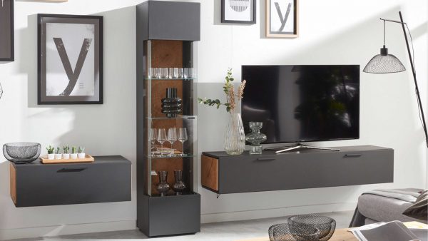 Interliving Wohnzimmer Serie 2023 - Vitrine 6110L