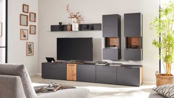 Interliving Wohnzimmer Serie 2023 - Wohnwand K066