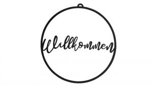 Deko-Hänger Willkommen