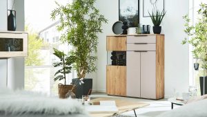 Interliving Wohnzimmer Serie 2009 - Highboard 4243