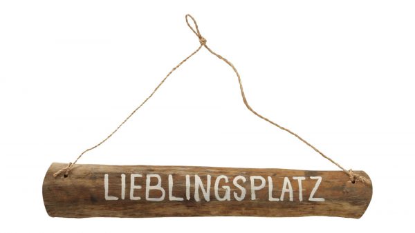 Schild Lieblingsplatz