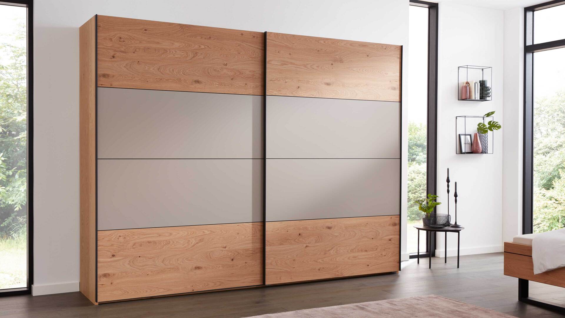 Interliving Schlafzimmer Serie 1024 - Schwebetürenschrank 982744