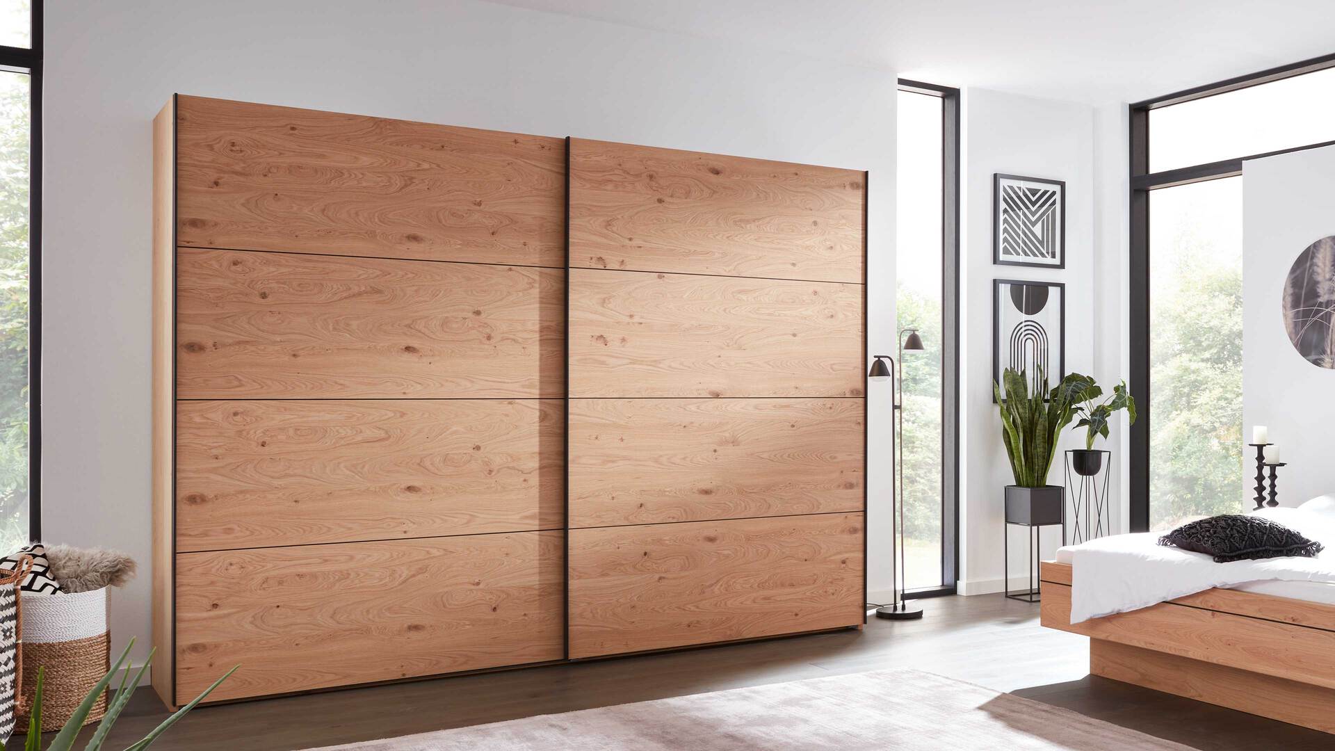 Interliving Schlafzimmer Serie 1024 - Schwebetürenschrank 982700