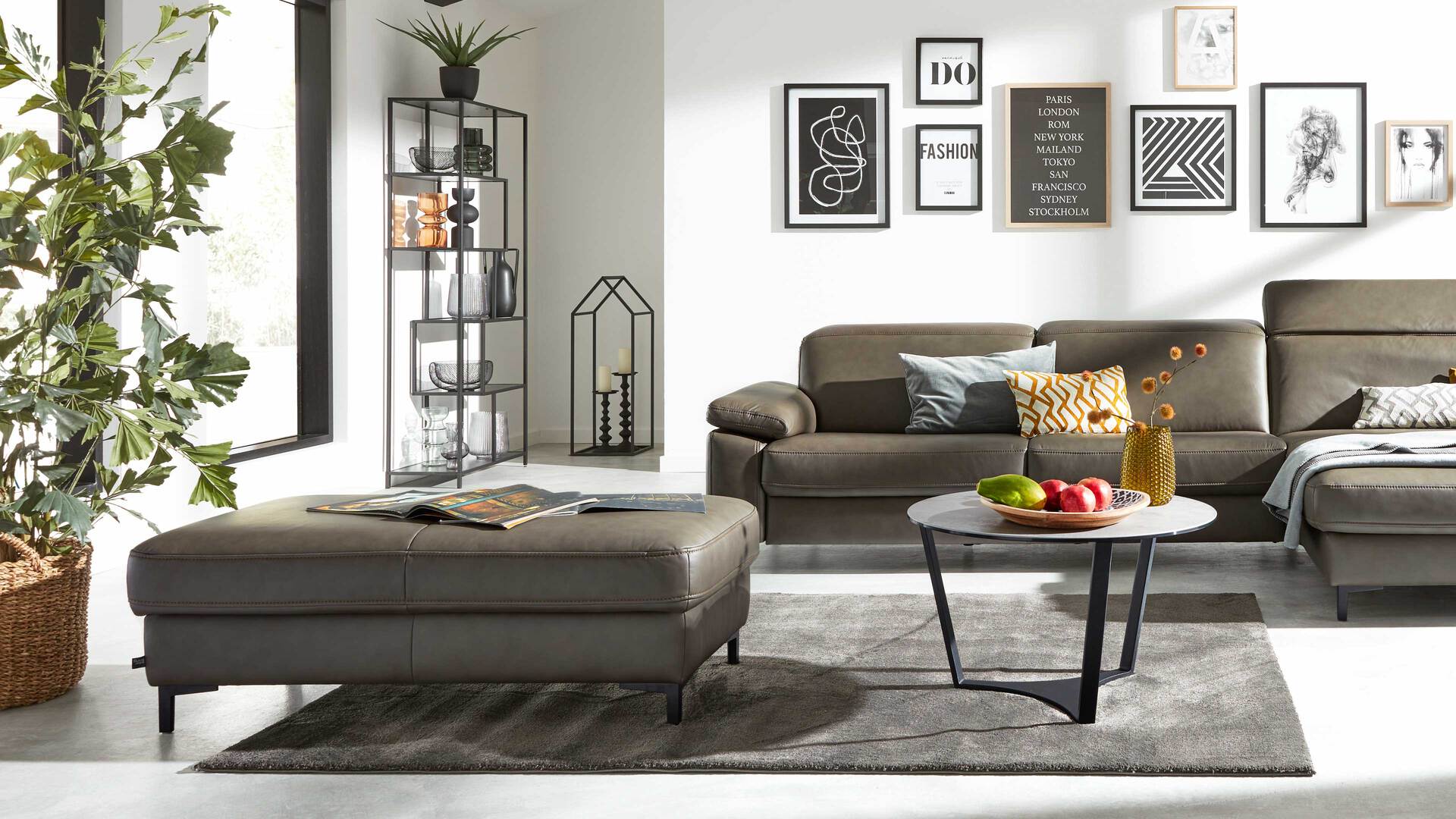 Interliving Sofa Serie 4054 - XXL-Hocker Ho