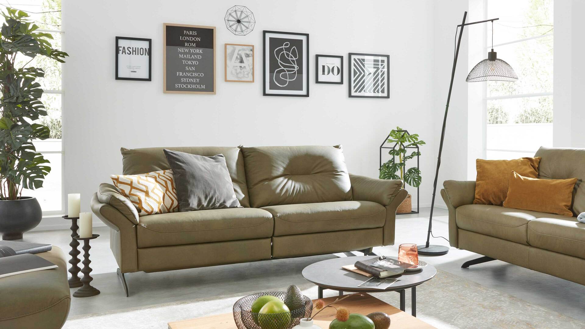 Interliving Sofa Serie 4400 - Ledersofa