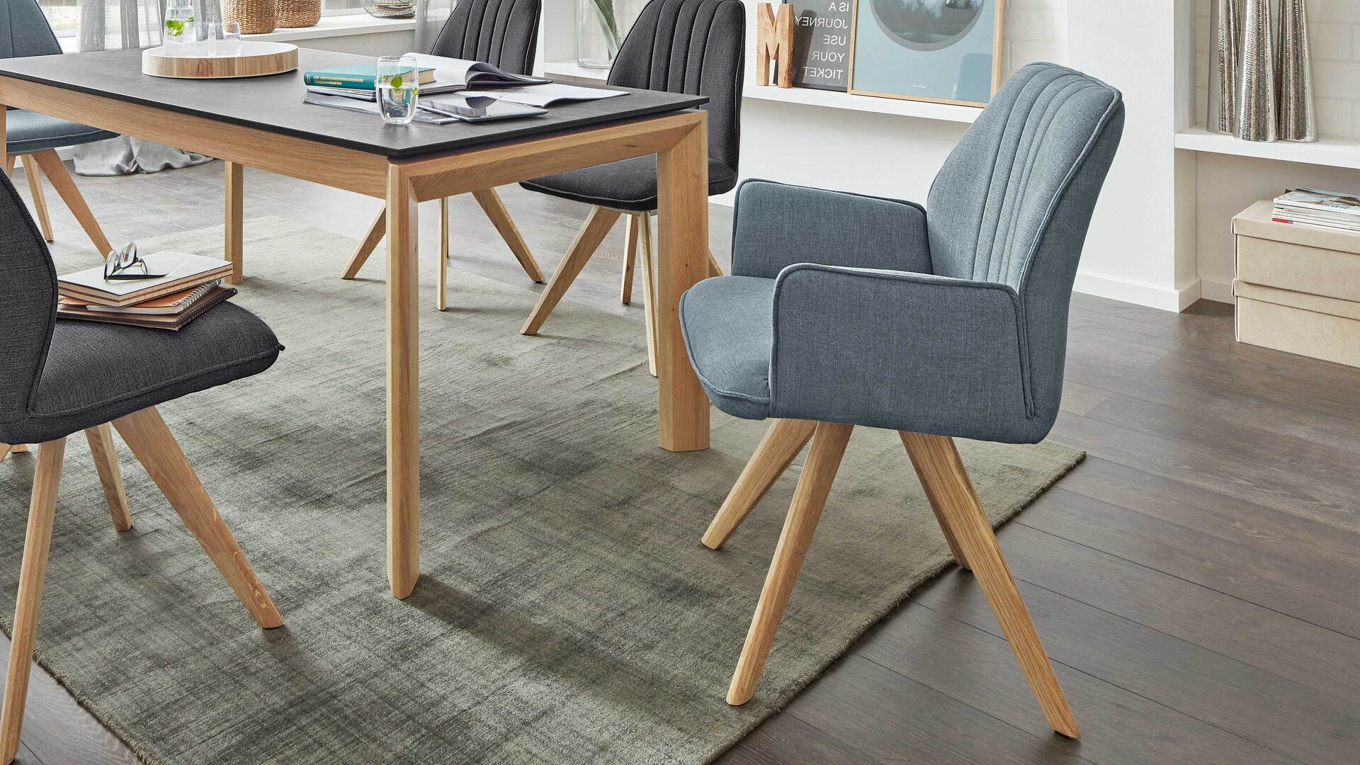 Interliving Esszimmer Serie 5102 - Armlehn-Polsterstuhl U112