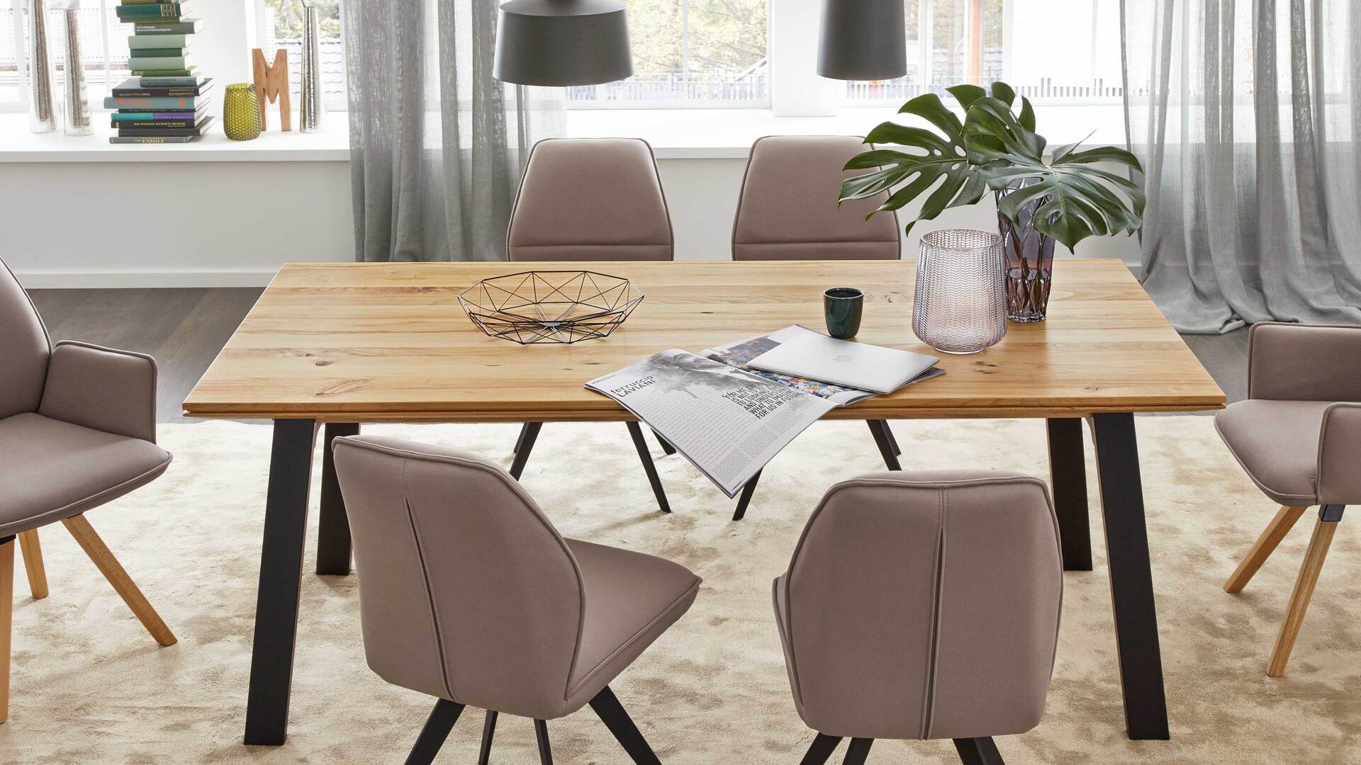 Interliving Esszimmer Serie 5102 - Auszugtisch V513