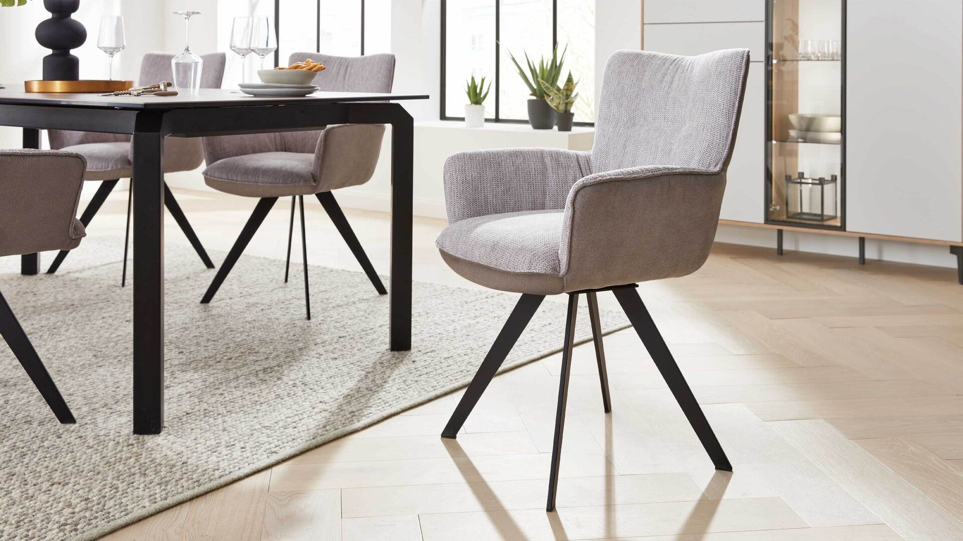 Interliving Esszimmer Serie 5111 - Schalensessel 9022-04