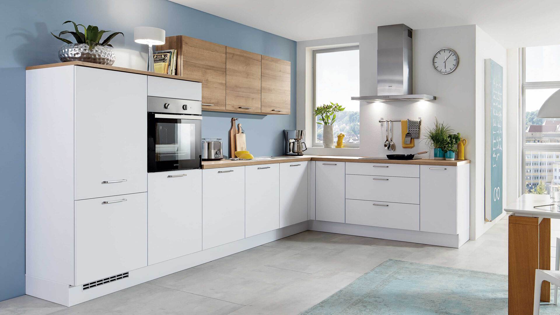 nobilia® Einbauküche Laser mit gorenje-Elektrogeräten