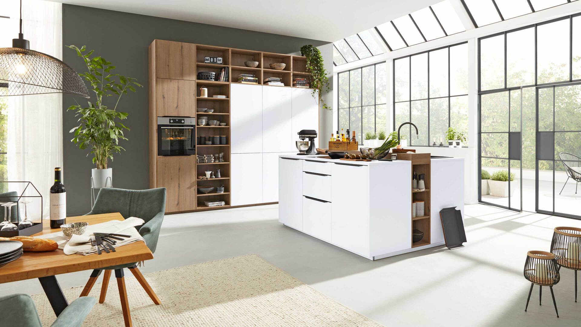 Interliving Küche Serie 3059 mit privileg Einbaugeräten