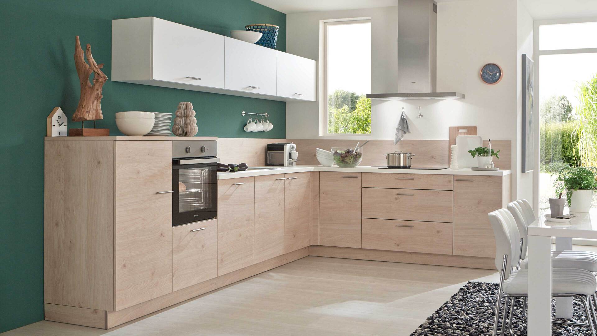 nolte® Einbauküche Artwood mit gorenje-Einbaugeräten
