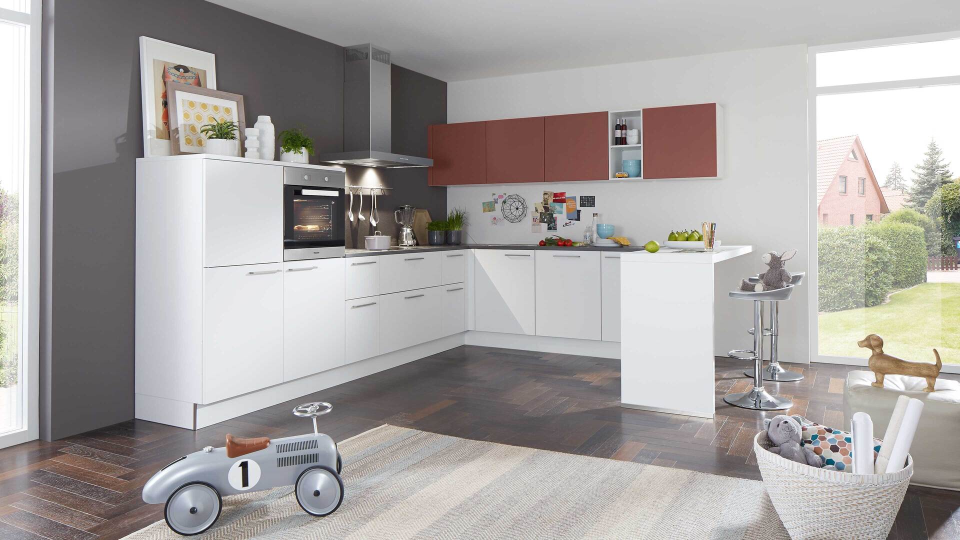 nolte® Einbauküche Manhattan mit Miele-Einbaugeräten