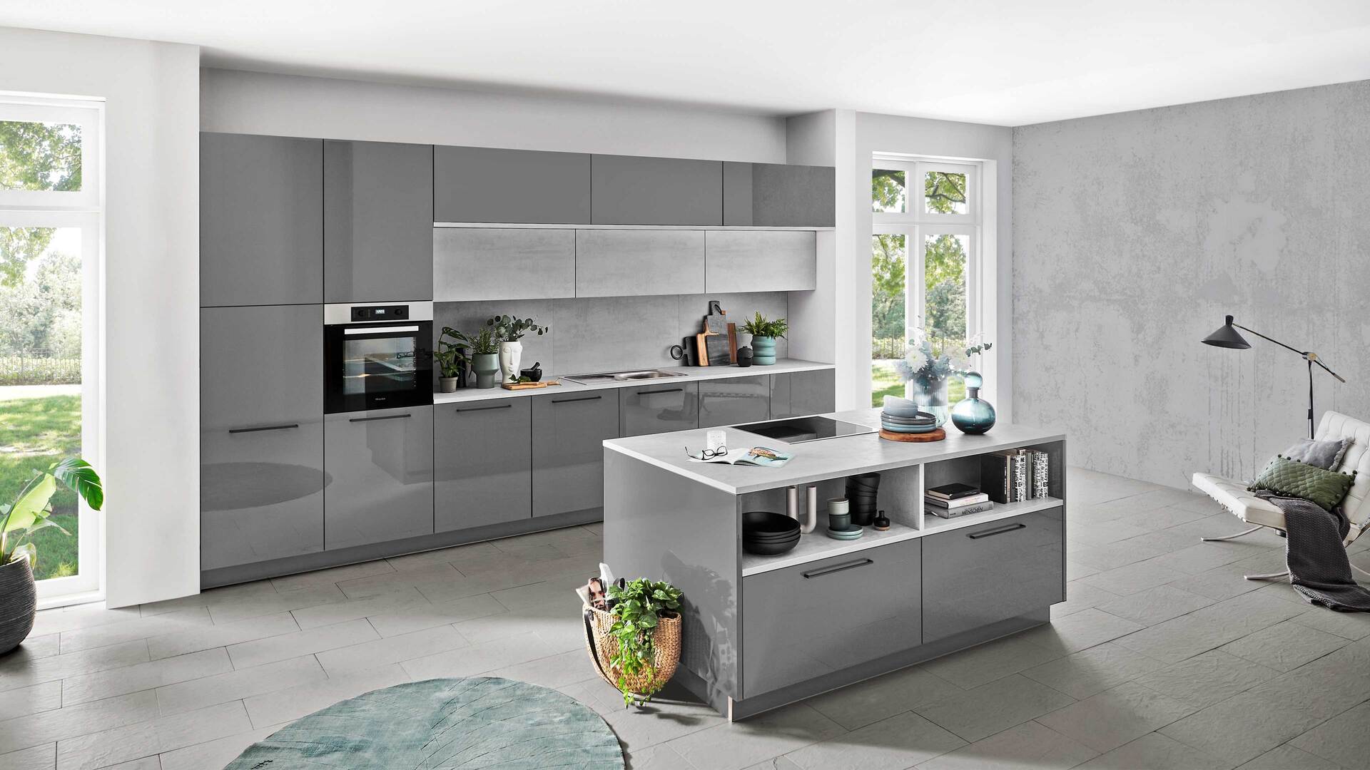 nolte® Einbauküche Lux mit Miele Einbaugeräten