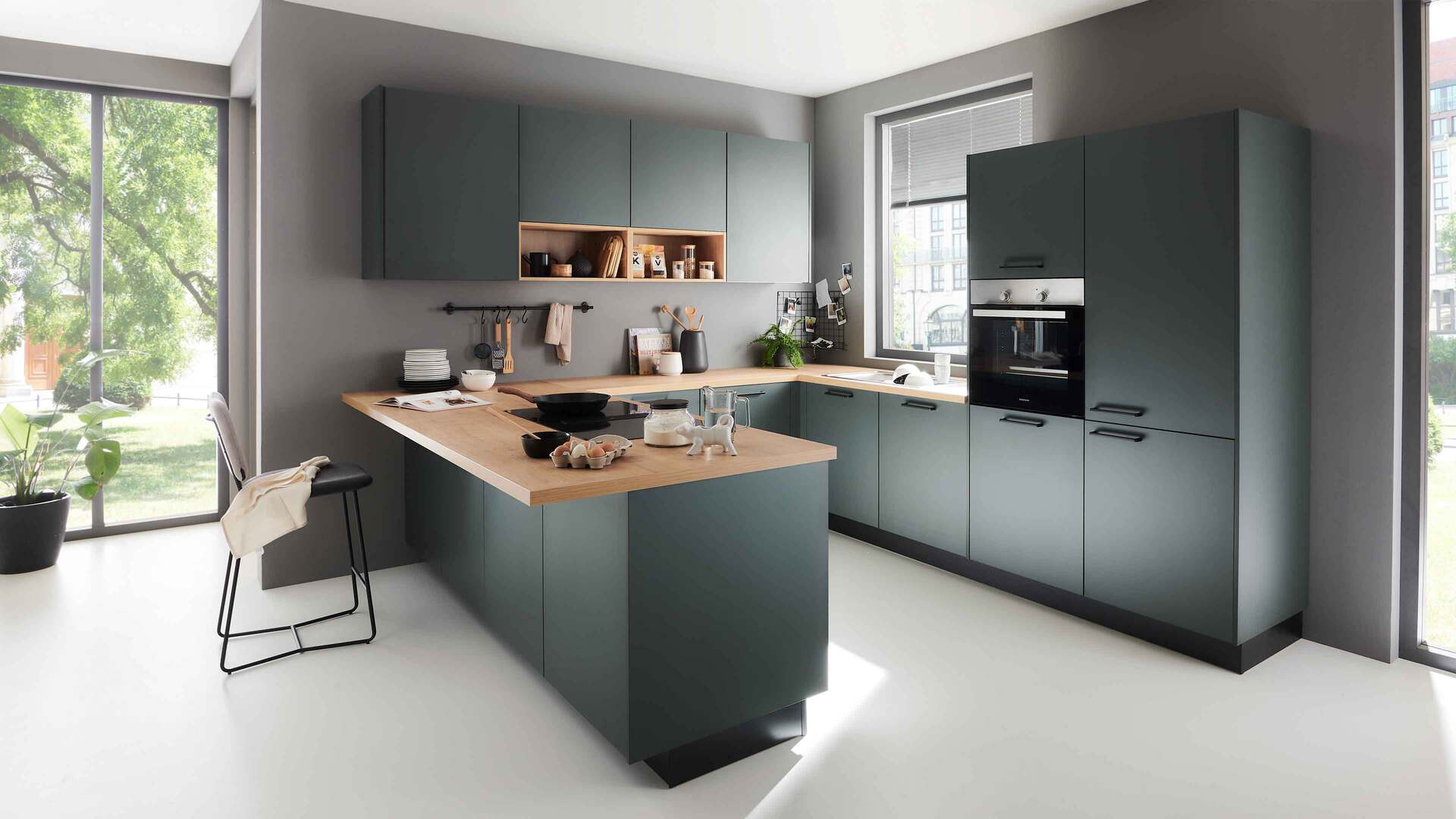 nolte® Einbauküche Manhattan mit Constructa Einbaugeräten