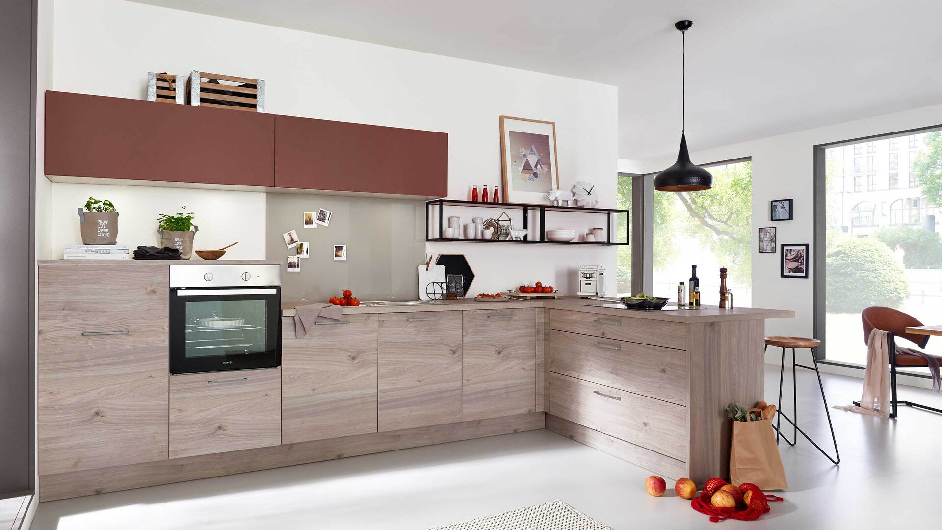 nolte® Einbauküche Artwood mit privileg-Einbaugeräten