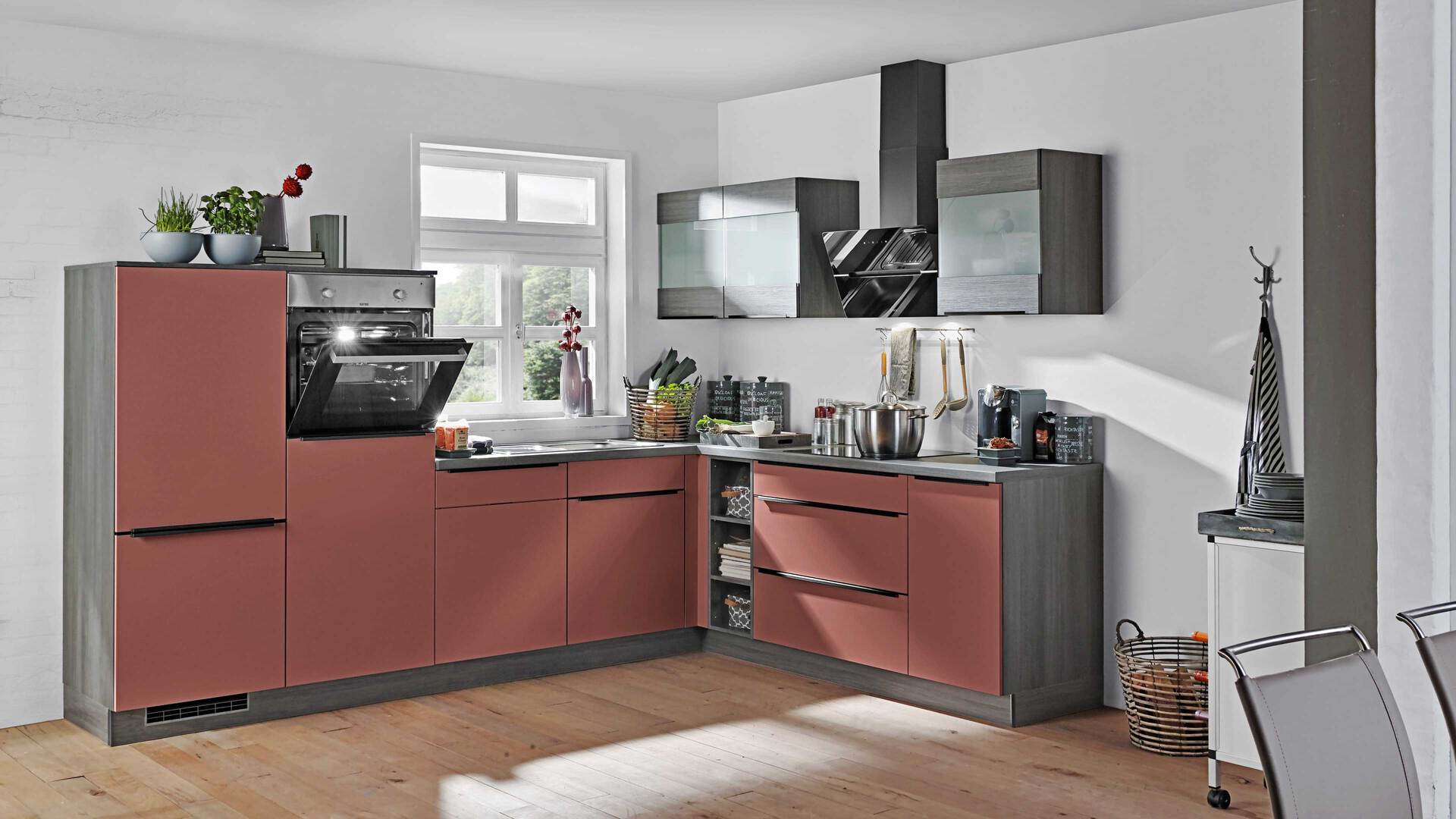 EXPRESS KÜCHEN Einbauküche Win mit Einbaugeräten