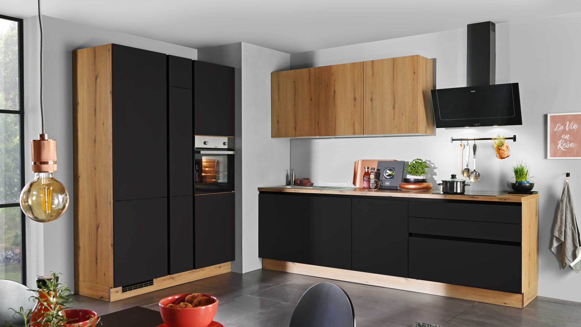 EXPRESS KÜCHEN Einbauküche Clean mit IGNIS Einbaugeräten