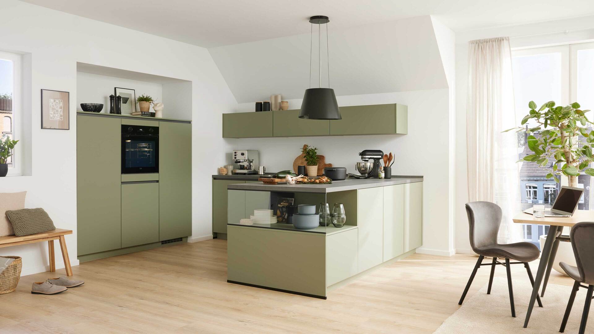 Culineo® Einbauküche C357  mit Einbaugeräten