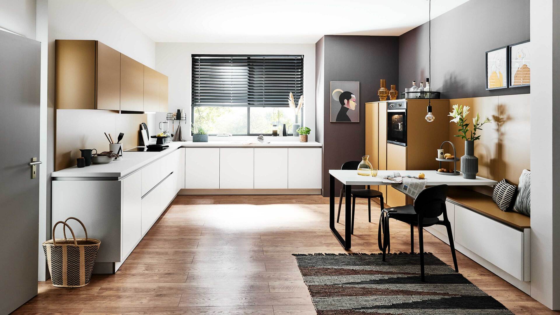 nolte® Einbauküche Soft Lack mit privileg Einbaugeräten