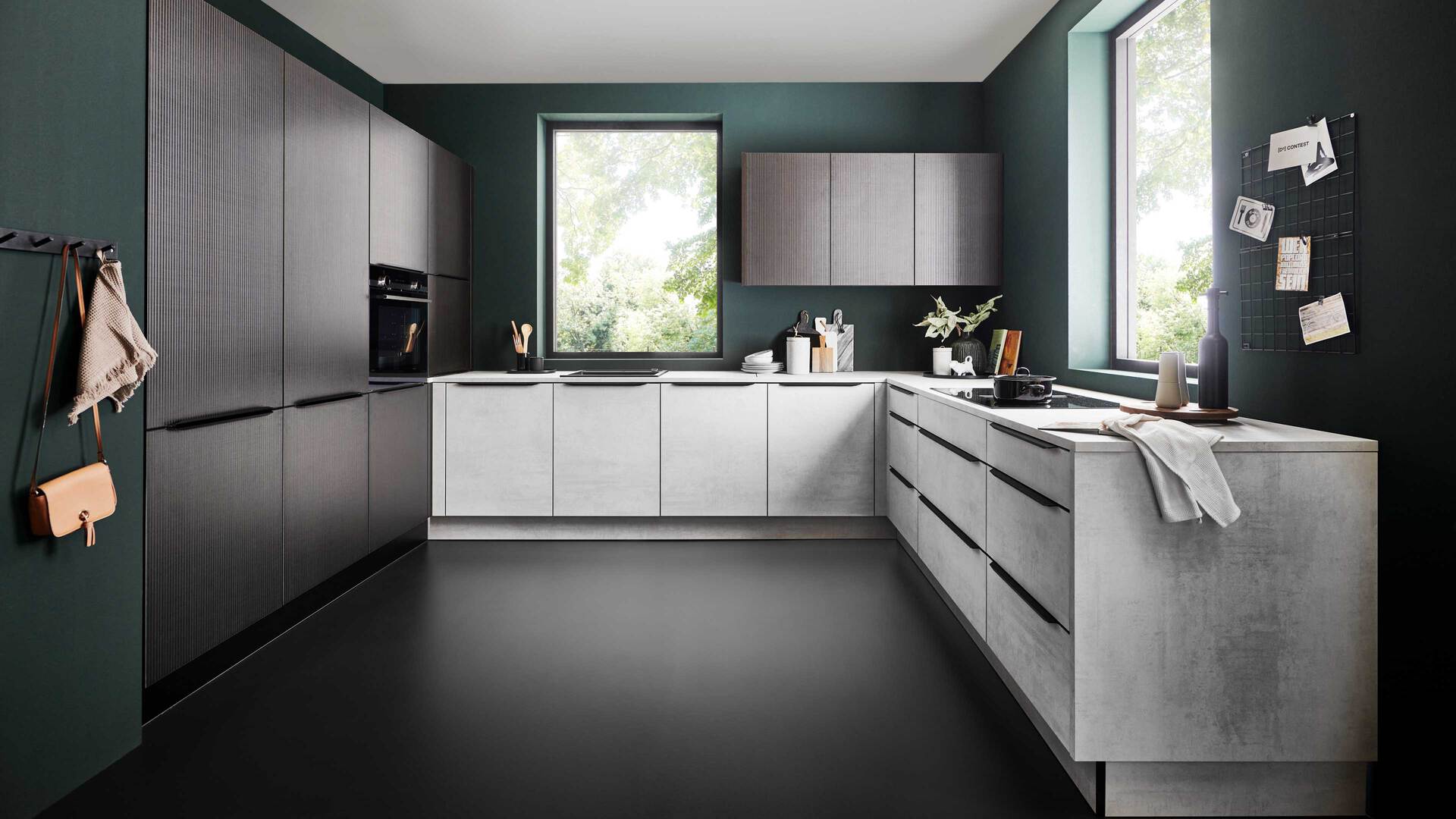 nolte® Einbauküche Porto mit Miele-Einbaugeräten