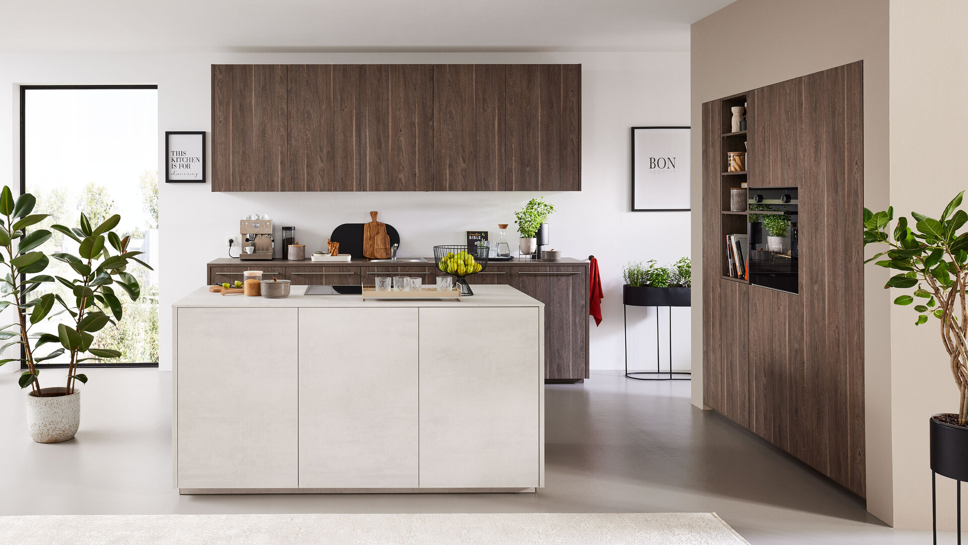 Interliving Küche Serie 3077 mit Constructa-Einbaugeräten