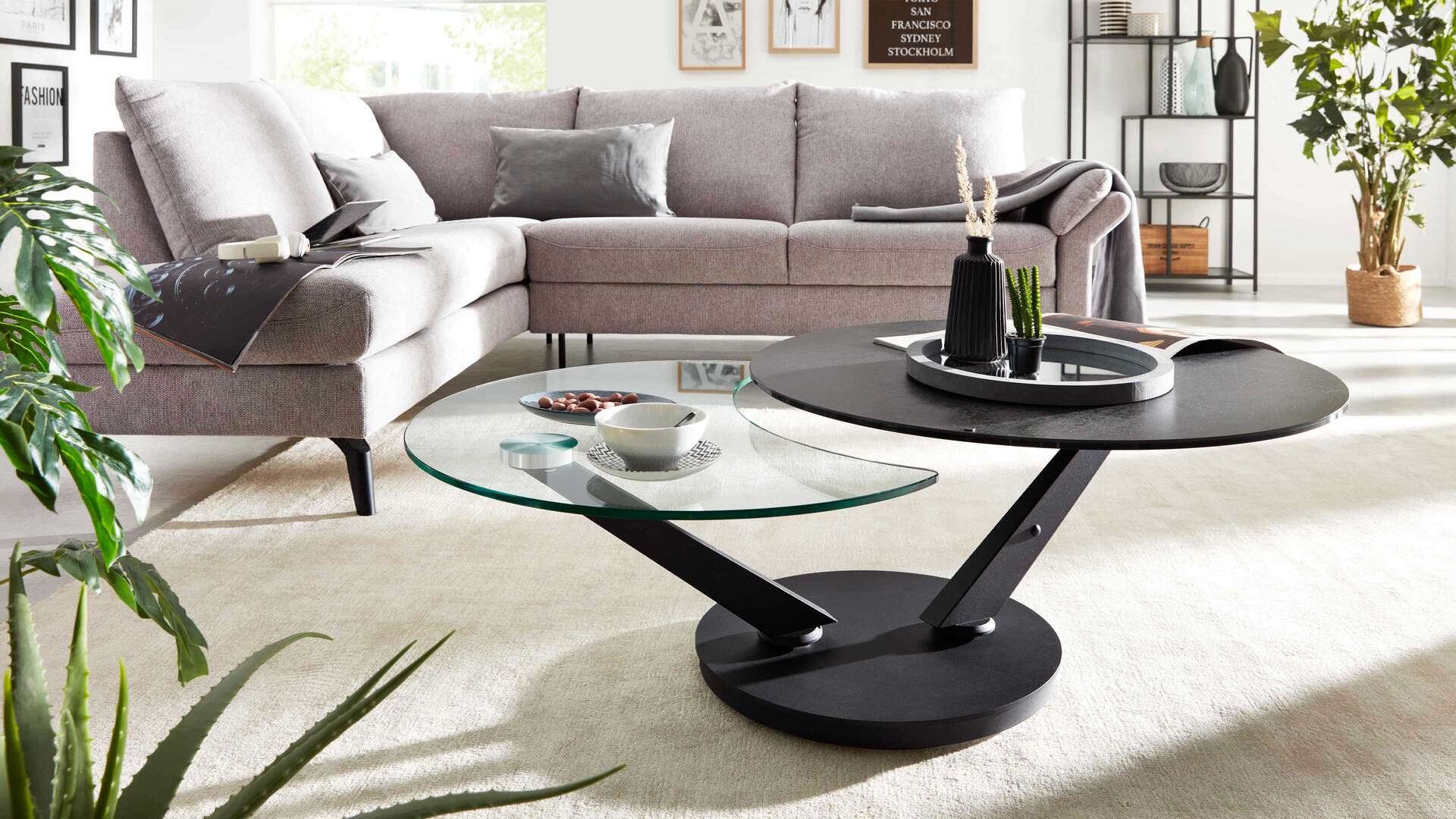 Interliving Couchtisch Serie 6209 - Funktionscouchtisch