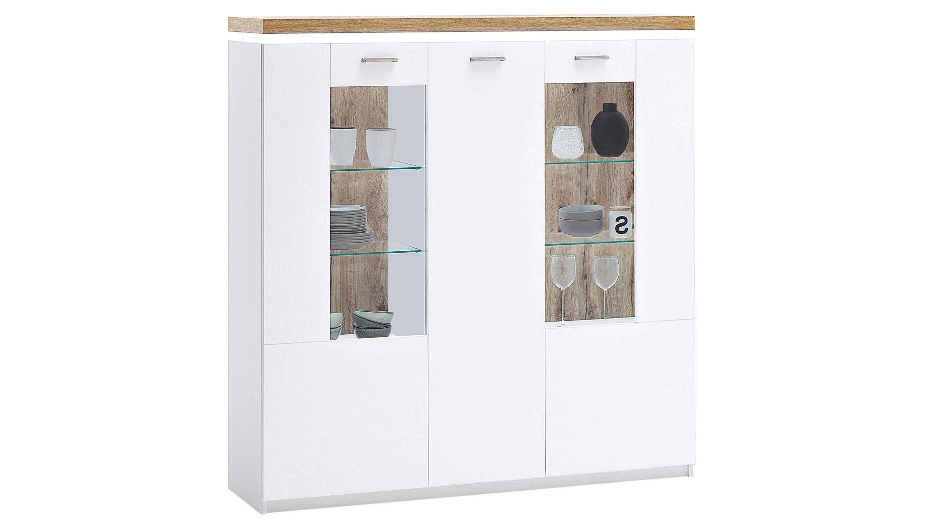 Wohnprogramm Cali - Highboard-Vitrine 05