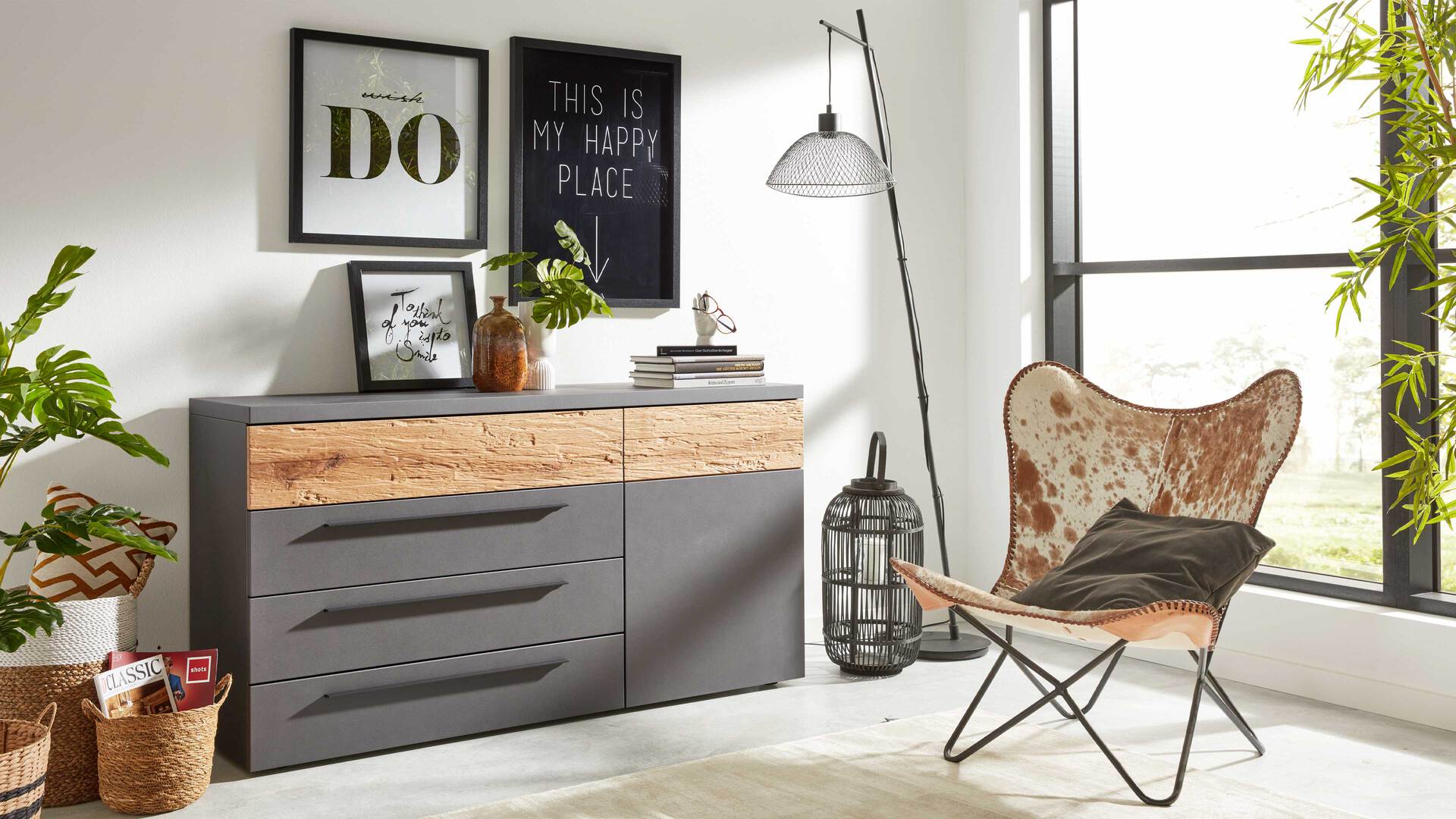 Interliving Schlafzimmer Serie 1025 - Kombikommode 530045